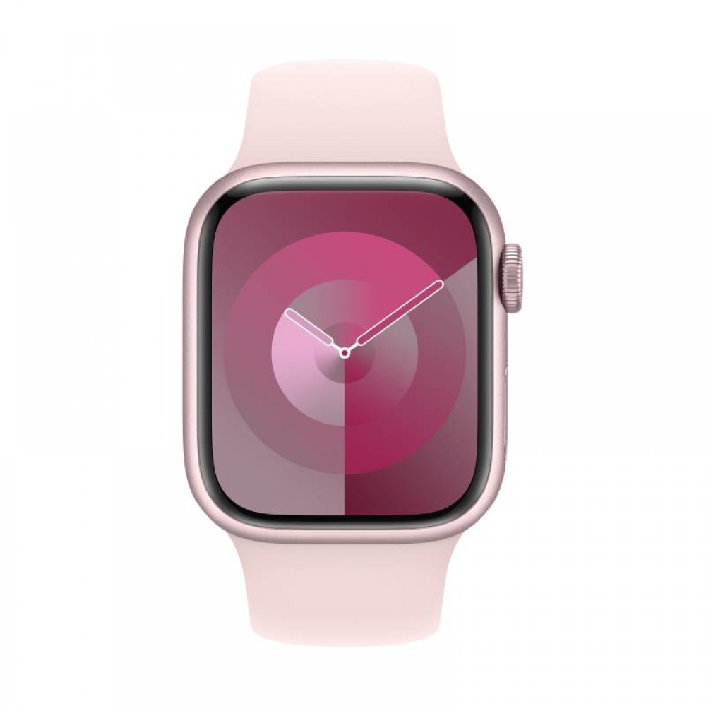 Watch Apple Watch Series 9 GPS 41mm Pink Aluminium Case with Sport Band M/L - Light Pink EU Smart Watch Watch Apple Watch Series 9 GPS 41mm Pink Aluminium Case with Sport Band M/L - Light Pink EU Smart Watch